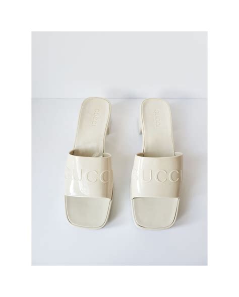 gucci plastic sandals dupe|Gucci mules knock off.